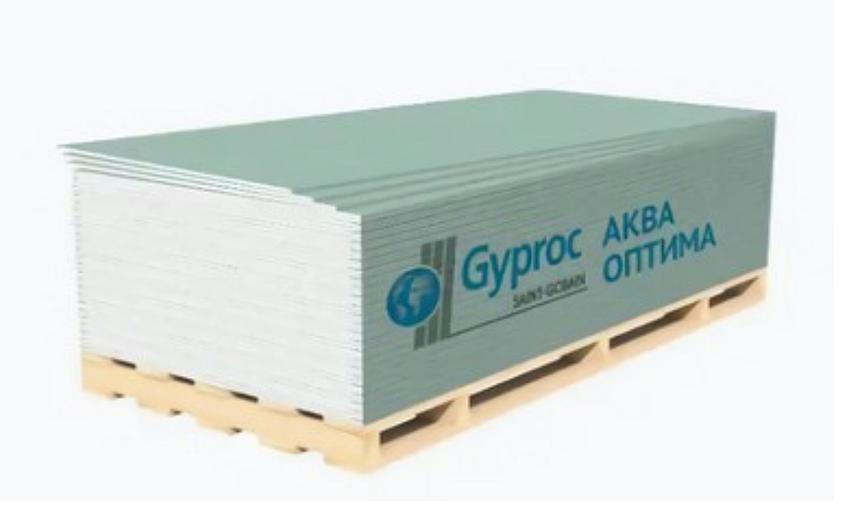Гипсокартон Gyproc «Аква Оптима» ОПТ фото 1