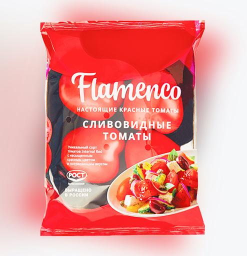 Томат сливовидный Фламенко лоток 450 г ОПТ фото 1