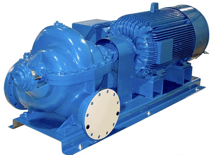 Насос двухстороннего входа 1Д 315-50б с двигателем фото 1