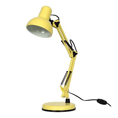 Светильник МТ2001 А/С (С) на струбцине, 40 Вт, без лампы, ЛОН, Е27, желтый матовый, Трансвит фото 2