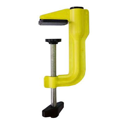 Светильник МТ2001 А/С (С) на струбцине, 40 Вт, без лампы, ЛОН, Е27, желтый матовый, Трансвит фото 3