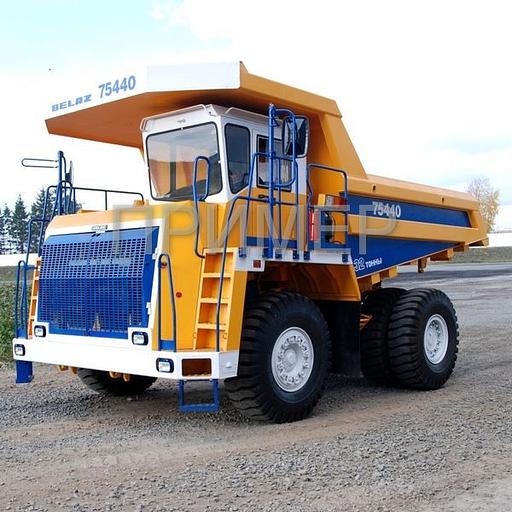 Тент полог брезентовый на БелАЗ 7544 фото 1