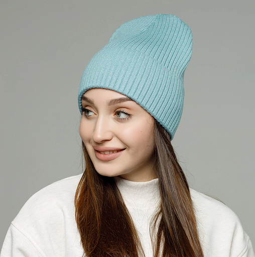 Шапка женская бини «Лапша» фото 1