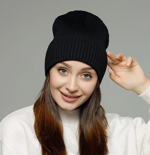 Шапка женская бини «Лапша» фото 2