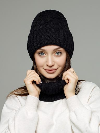 Комплект бини «Тыковка» и снуд фото 3