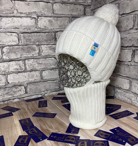 Комплект детский шапка и снуд 12 фото 1