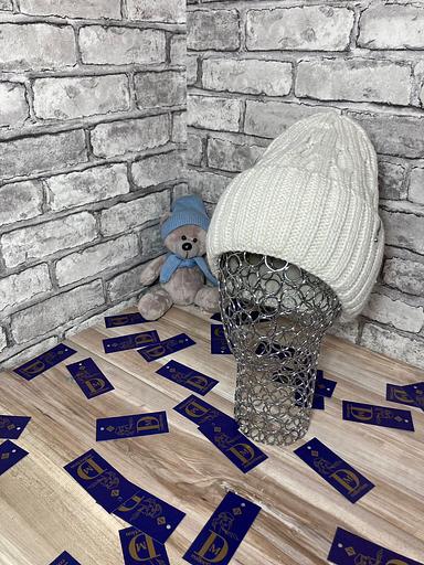 Шапка бини «Лопатка» зима фото 2