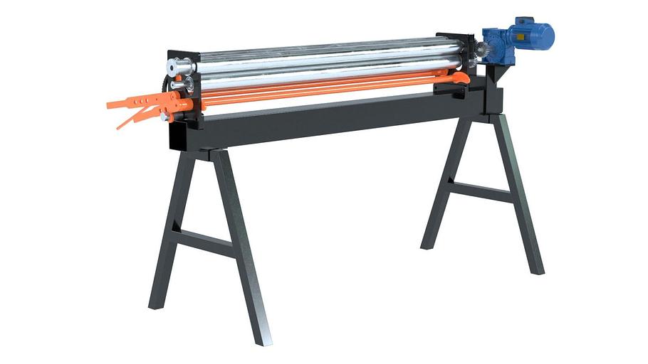 Листогиб трёхвалковый (вальцы) с электроприводом RME 2012 (асимметрия элмех) фото 2