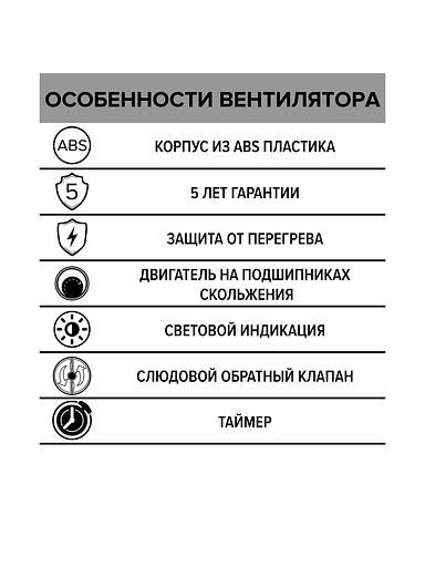 Бытовой вентилятор Standard 5C ET Era опт фото 5
