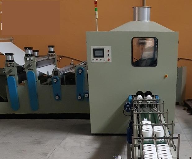 Автоматический станок для резки рулонов туалетной бумаги (дисковая пила) DPAX-280 фото 1