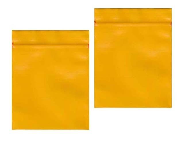 Пакеты полиэтиленовые zip-lock 6х8 см, жёлтый фото 1