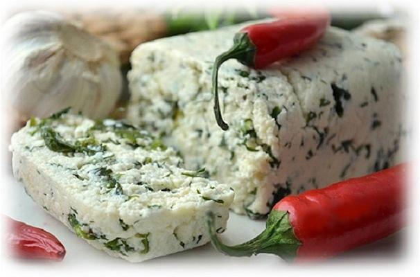 Адыгейский сыр с паприкой/укропом ОПТ фото 1