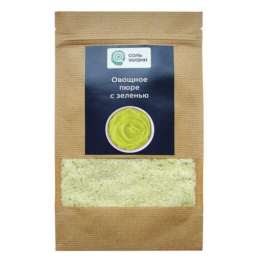 Овощное пюре быстрого приготовления Соль Жизни «БиоБистро» с зеленью, 150 г ОПТ фото 1