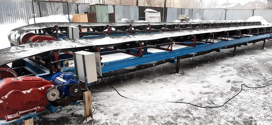 Ленточный конвейер стационарный фото 1