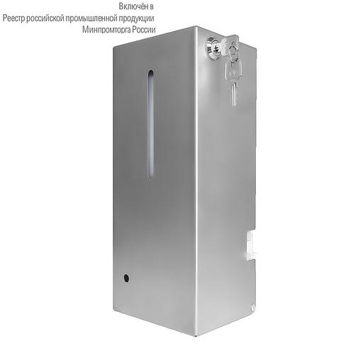 Бесконтактный автоматический антивандальный дозатор для дезинфицирующих средств (мат) HÖR-007BSSP+ опт фото 1