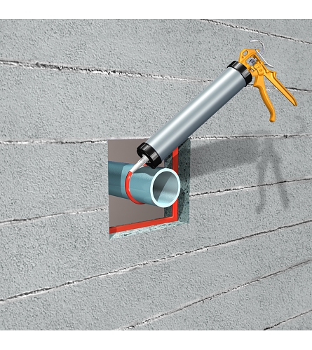 Герметик SikaSwell S-2 набухающий красный 600 мл фото 2