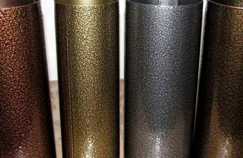 Аэрозольная краска серебро молотковый эффект Asmaco фото 6