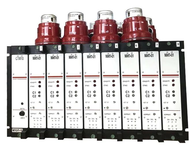 СТМ-10-0002Пц сигнализатор взрывоопасности стационарный двухканальный с принудительной подачей пробы и индикацией фото 1