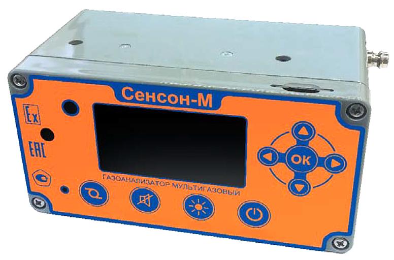 Сенсон-М-3006-6 (экологическая модель) переносной шестикомпонентный (4 измеряемых газа - по согласованию, 2 оптических сенсора на СО2 и СН) газоанализатор с принудительным пробоотбором фото 1