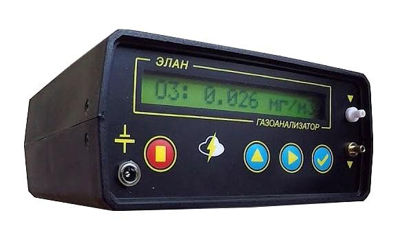 ЭЛАН газоанализатор двухкомпонентный портативный на диоксид азота NO2 и оксид углерода CO (500 мг/м3) повышенной точности для воздуха рабочей зоны и воздуха жилой зоны (атмосферного воздуха) фото 1