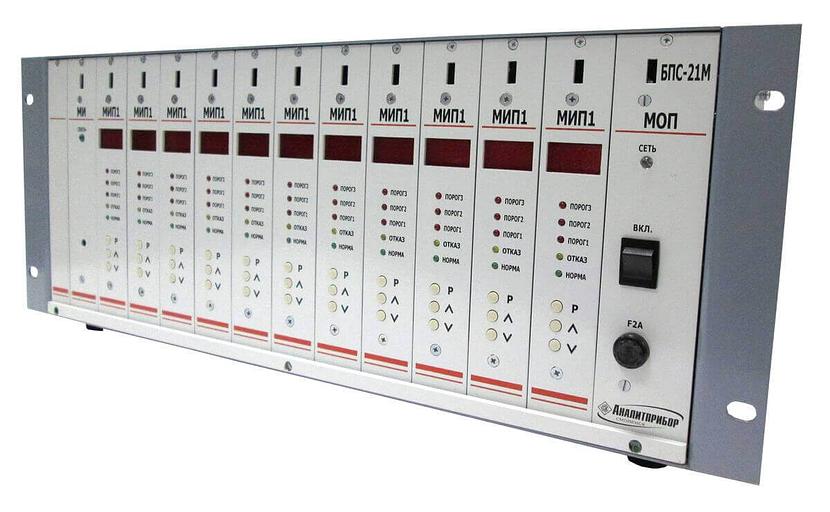 БПС21М-12ВЦ ИБЯЛ.411111.042-05 блок питания и сигнализации 12-ти канальный взрывозащищённый с цифровой индикацией фото 3