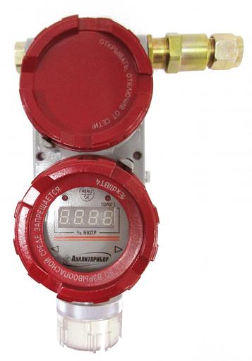 ДАК-CH4-129 ИБЯЛ.418414.071-129 датчик-газоанализатор CH4 взрывозащищённый одноканальный инфракрасный с блоком БПС-21М невзрывозащищённого типа, корпус из нержавеющей стали, рабочая температура от -60 до +80 °С, IP66-68, диапазон измерения 0 - 100 % НКПР, фото 1