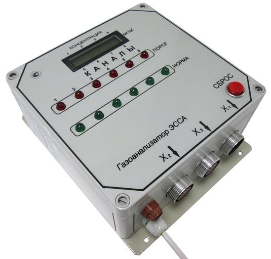 ЭССА-NH3/9, исп. БС (3 порога) газоанализатор аммиака стационарный девятиканальный фото 5