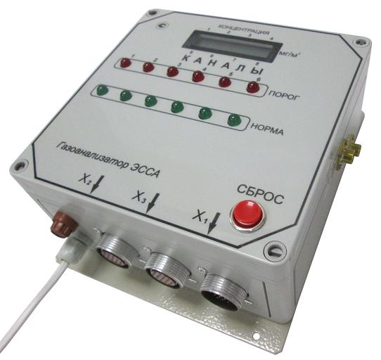ЭССА-Cl2/14, исп. БС газоанализатор хлора стационарный четырнадцатиканальный фото 6