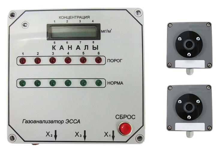 ЭССА-NO2/3, исп. БС газоанализатор диоксида азота стационарный трехканальный фото 1