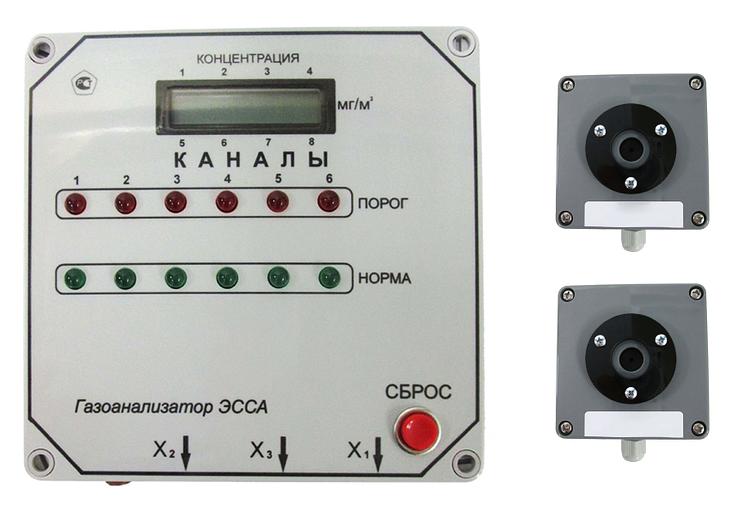 ЭССА-NO2/5, исп. БС газоанализатор диоксида азота стационарный пятиканальный фото 1