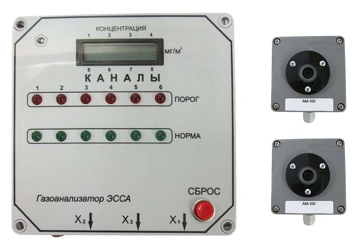 ЭССА-SO2/11, исп. БС газоанализатор сернистого ангидрида стационарный одиннадцатиканальный фото 1