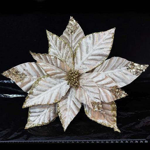 Цветок Декор на клипсе иск 29см фото 1