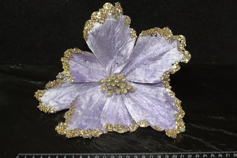 Цветок Декор на клипсе 18х18х14см фото 1