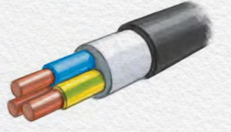 Кабель силовой ВВГнг(A)-LSLTx ОПТ фото 1