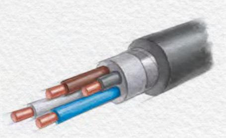 Кабель силовой ВБШвнг(А)-LS ОПТ фото 1