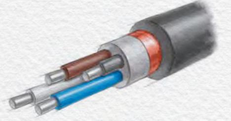 Кабель силовой АППГЭнг(А)-HF ОПТ фото 1