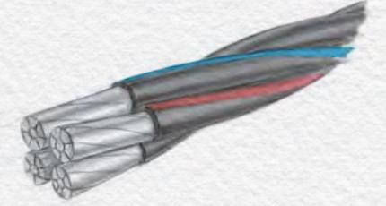 Кабель силовой СИП-2 ОПТ фото 1