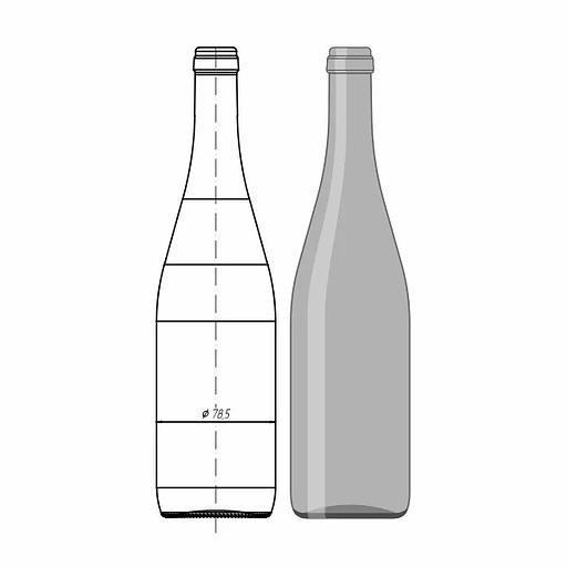 Стеклотара «Wine Bottle» 004-А0.2 750 мл ОПТ фото 1