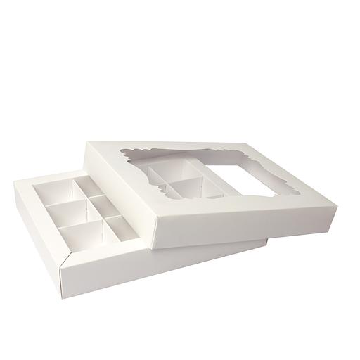 Упаковка под конфеты с перегородками 15,5х19,5х3 см фото 1