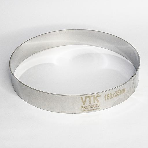 Форма для выпечки и заморозки Кольцо диаметр 160 мм высота 25 мм фото 1