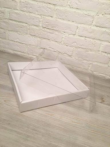 Упаковка 25х25х4 см с крышкой ПЭТ фото 1