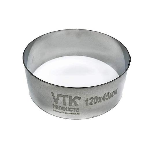 Форма для выпечки и заморозки Кольцо диаметр 120 мм высота 45 мм фото 2