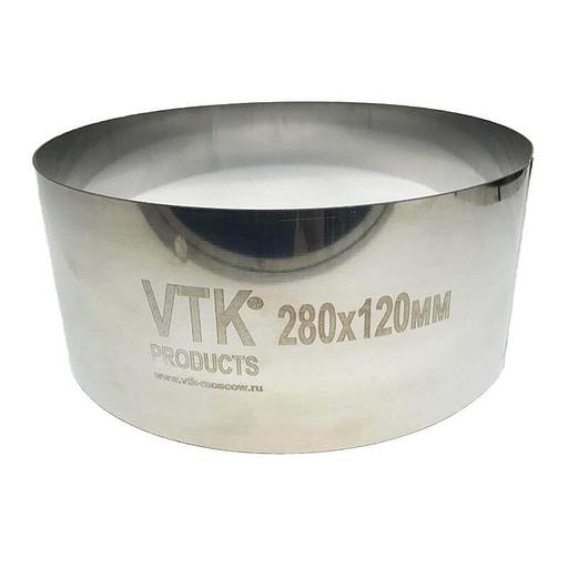 Форма для выпечки и заморозки Кольцо диаметр 280 мм высота 120 мм фото 1