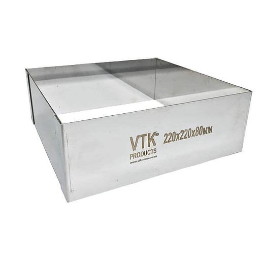 Форма для выпечки и заморозки Квадрат 220х220 мм высота 80 мм фото 1