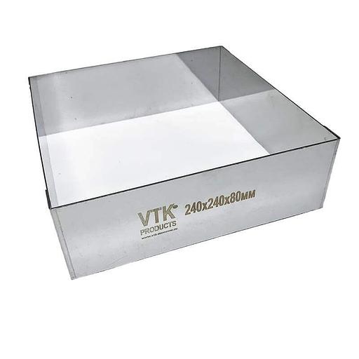 Форма для выпечки и заморозки Квадрат 240х240 мм высота 80 мм фото 2