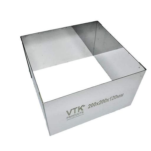 Форма для выпечки и заморозки Квадрат 200х200 мм высота 120 мм фото 2