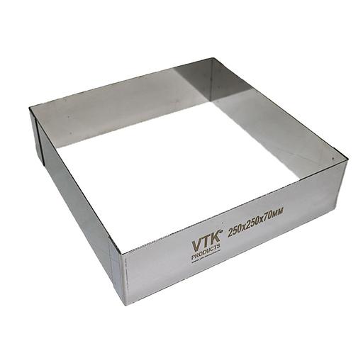 Форма для выпечки и заморозки Квадрат 250х250 мм высота 70 мм фото 1