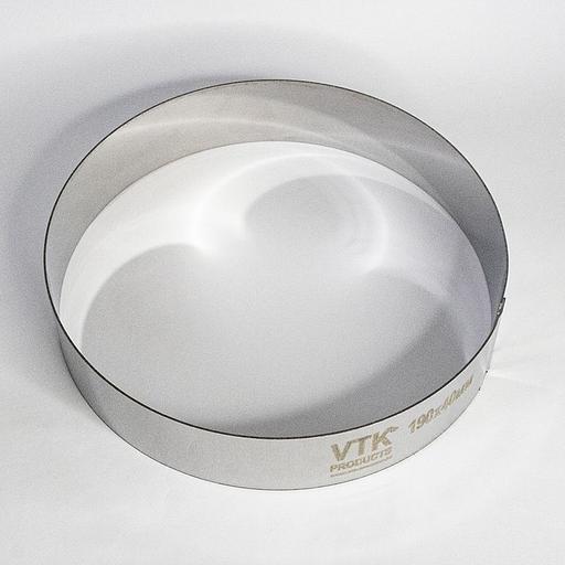 Форма для выпечки и заморозки Кольцо диаметр 190 мм высота 40 мм фото 1