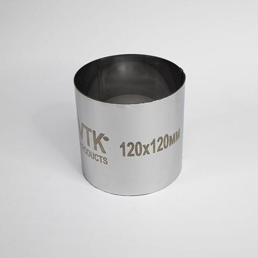 Форма для выпечки и заморозки Кольцо диаметр 120 мм высота 120 мм фото 1