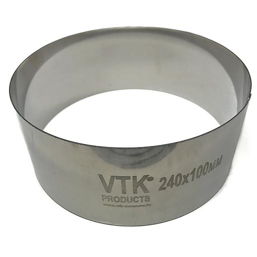 Форма для выпечки и заморозки Кольцо диаметр 240 мм высота 100 мм фото 1